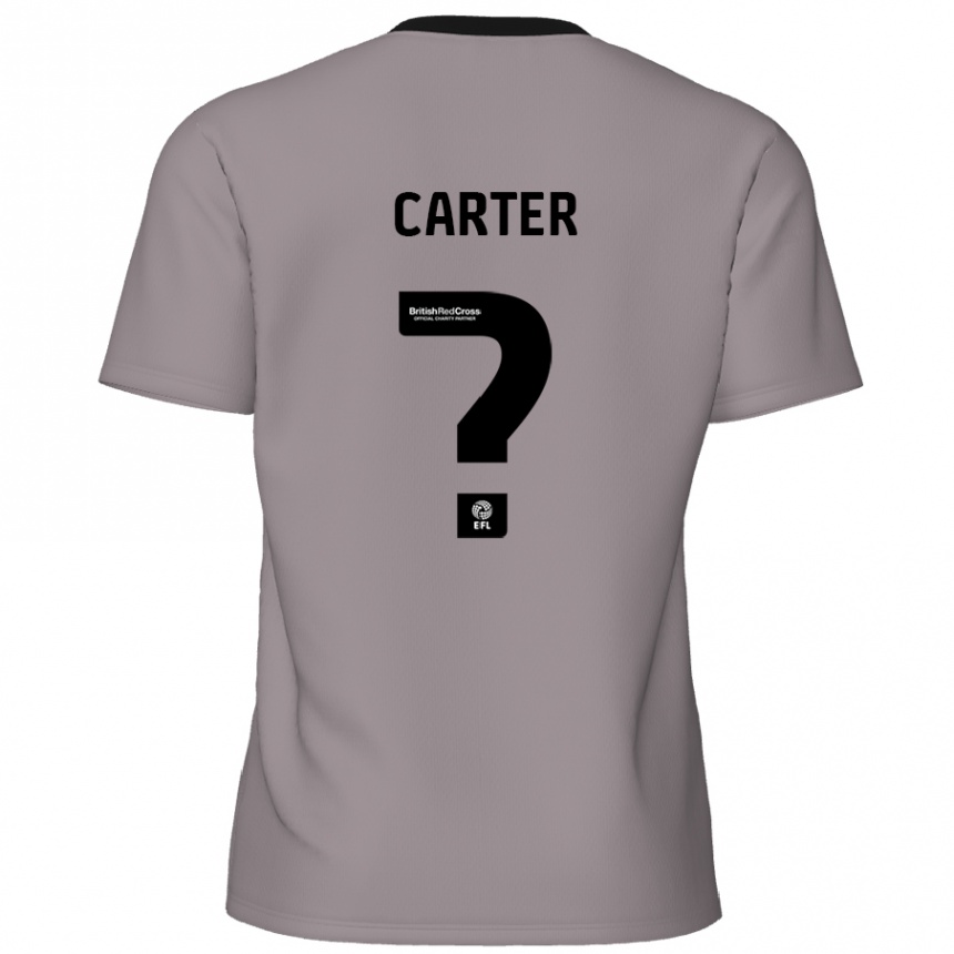 Kids Football Dan Carter #0 Grey Away Jersey 2024/25 T-Shirt