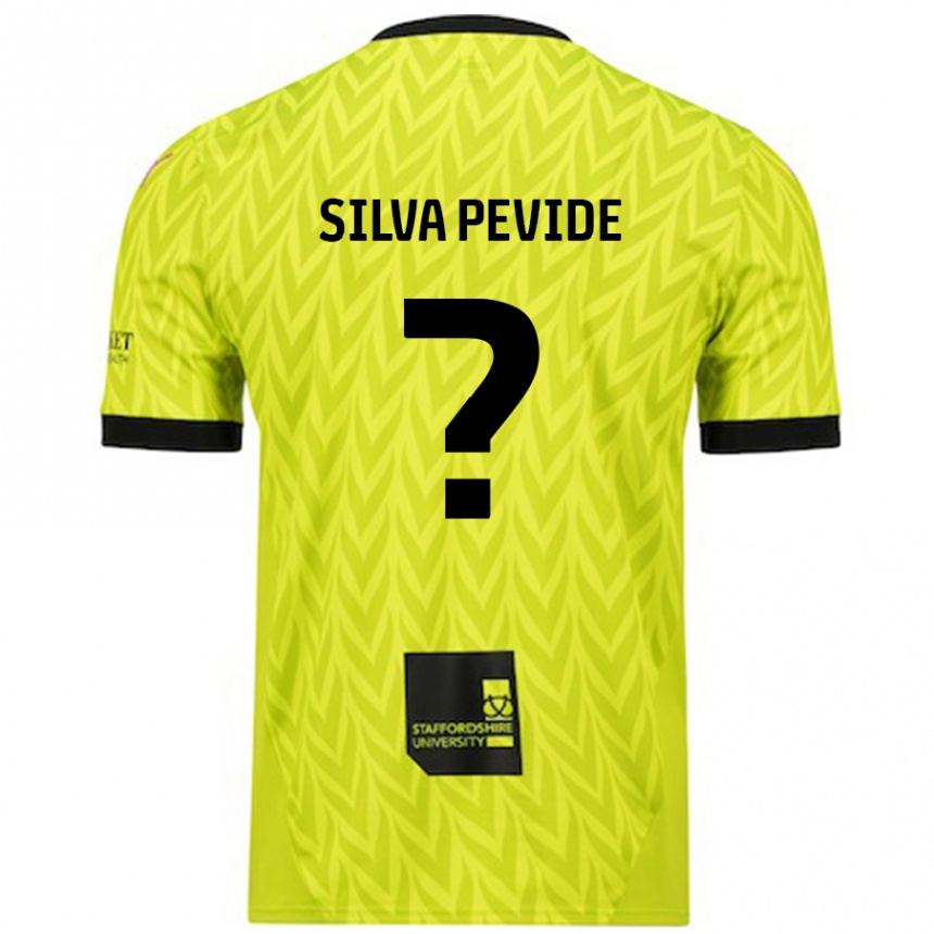 Kids Football Joao Silva Pevide #0 Fluorescent Green Away Jersey 2024/25 T-Shirt