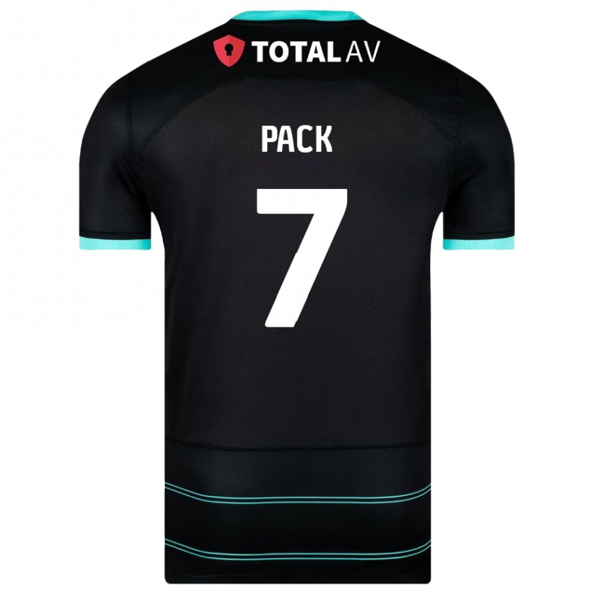 Kids Football Marlon Pack #7 Black Away Jersey 2024/25 T-Shirt