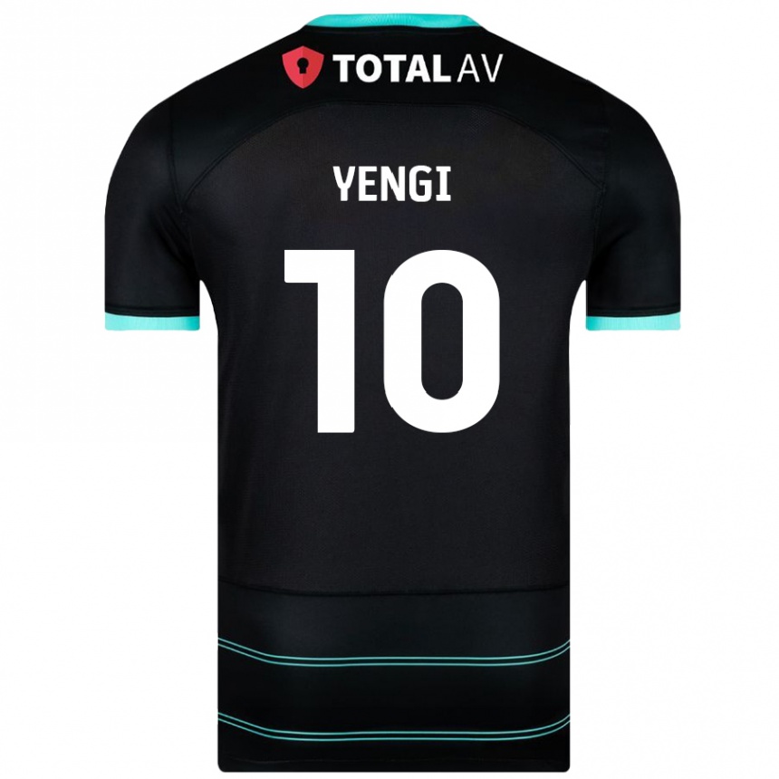 Kids Football Kusini Yengi #10 Black Away Jersey 2024/25 T-Shirt