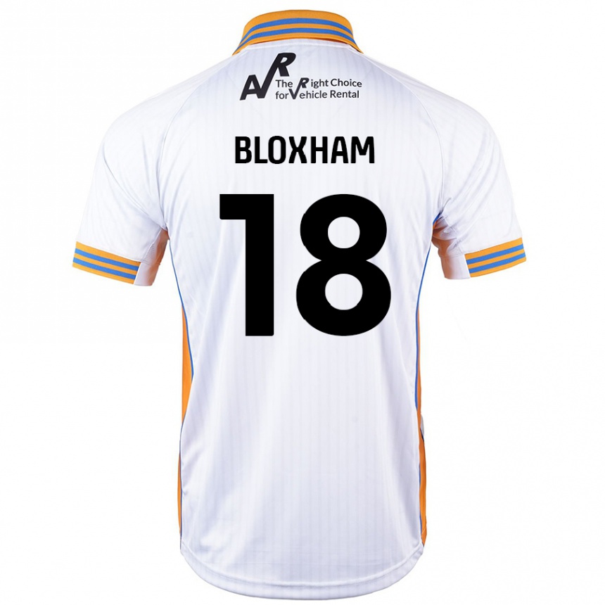 Kids Football Tom Bloxham #18 White Away Jersey 2024/25 T-Shirt