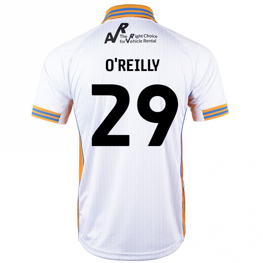 Kids Football Tommi O'reilly #29 White Away Jersey 2024/25 T-Shirt