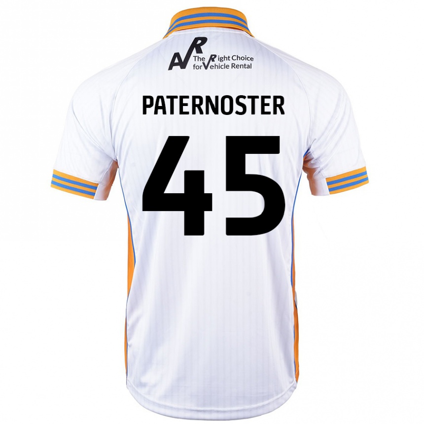 Kids Football Vladimir Paternoster #45 White Away Jersey 2024/25 T-Shirt