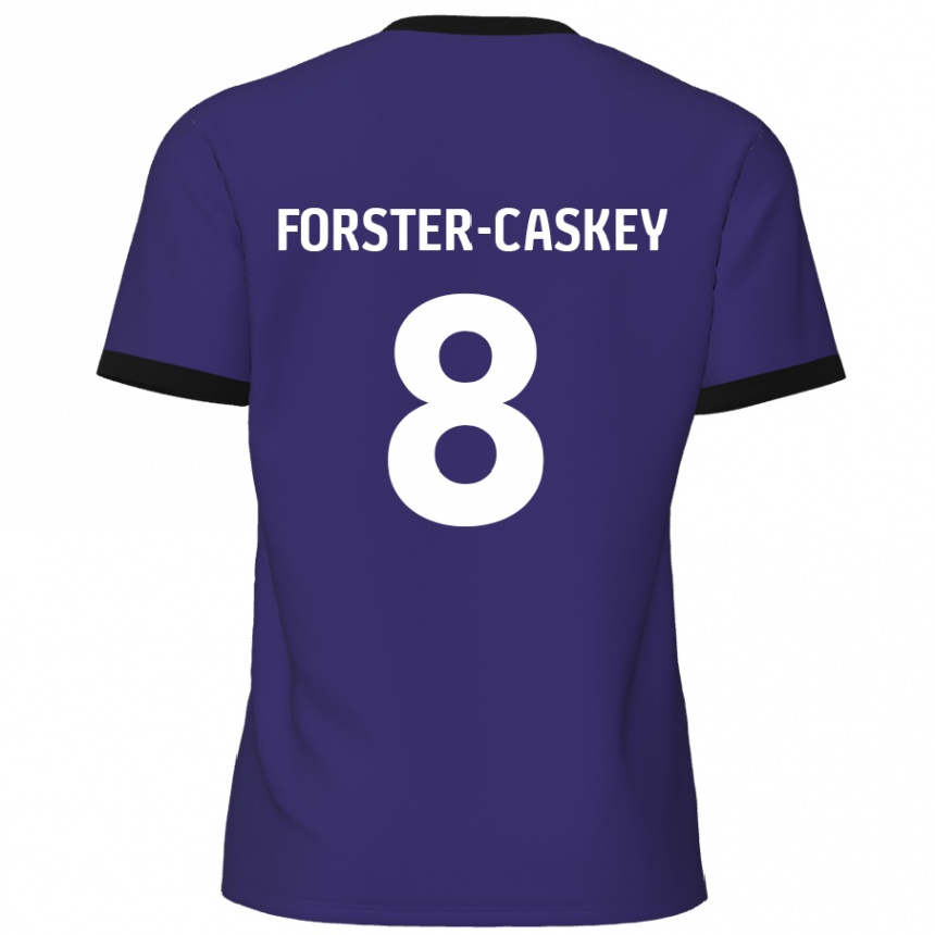 Kids Football Jake Forster-Caskey #8 Purple Away Jersey 2024/25 T-Shirt