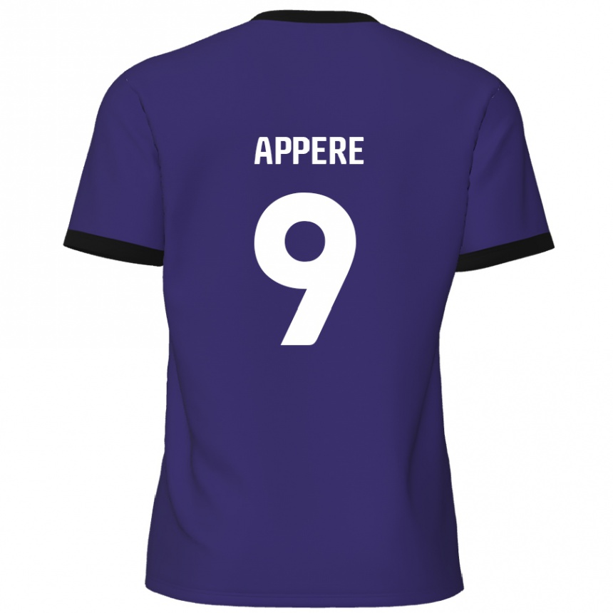 Kids Football Louis Appéré #9 Purple Away Jersey 2024/25 T-Shirt