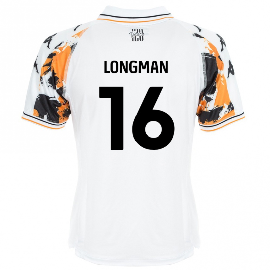 Kids Football Ryan Longman #16 White Away Jersey 2024/25 T-Shirt