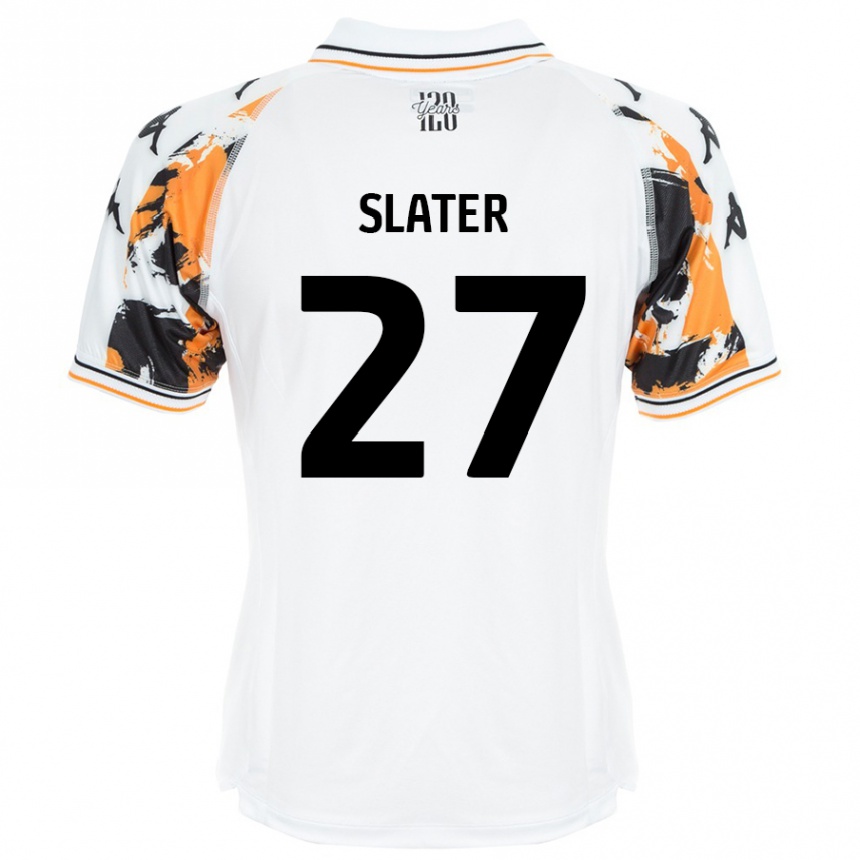 Kids Football Regan Slater #27 White Away Jersey 2024/25 T-Shirt