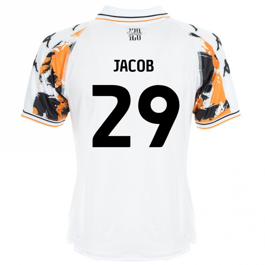 Kids Football Matty Jacob #29 White Away Jersey 2024/25 T-Shirt