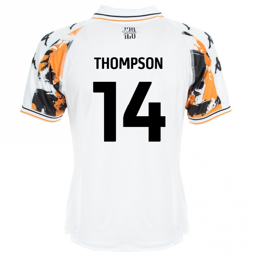 Kids Football Katie Thompson #14 White Away Jersey 2024/25 T-Shirt