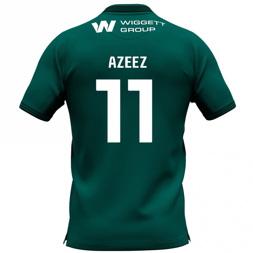 Kids Football Femi Azeez #11 Green Away Jersey 2024/25 T-Shirt