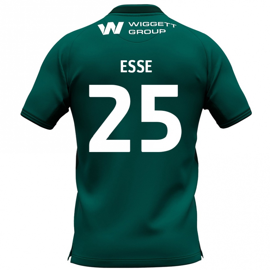 Kids Football Romain Esse #25 Green Away Jersey 2024/25 T-Shirt