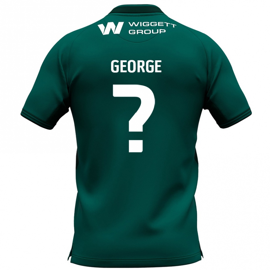 Kids Football George Evans #0 Green Away Jersey 2024/25 T-Shirt