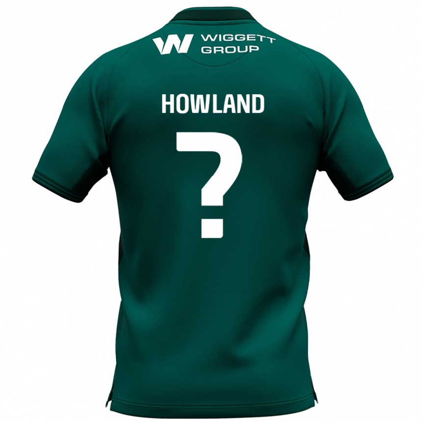 Kids Football Jack Howland #0 Green Away Jersey 2024/25 T-Shirt