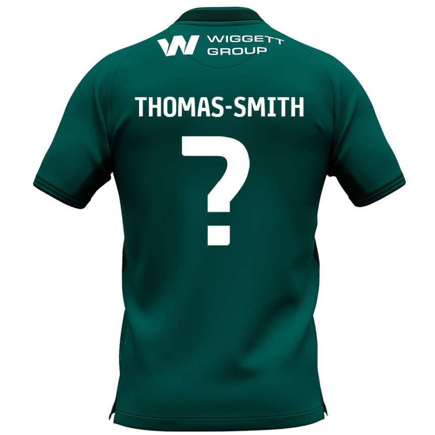 Kids Football Jaydon Thomas-Smith #0 Green Away Jersey 2024/25 T-Shirt