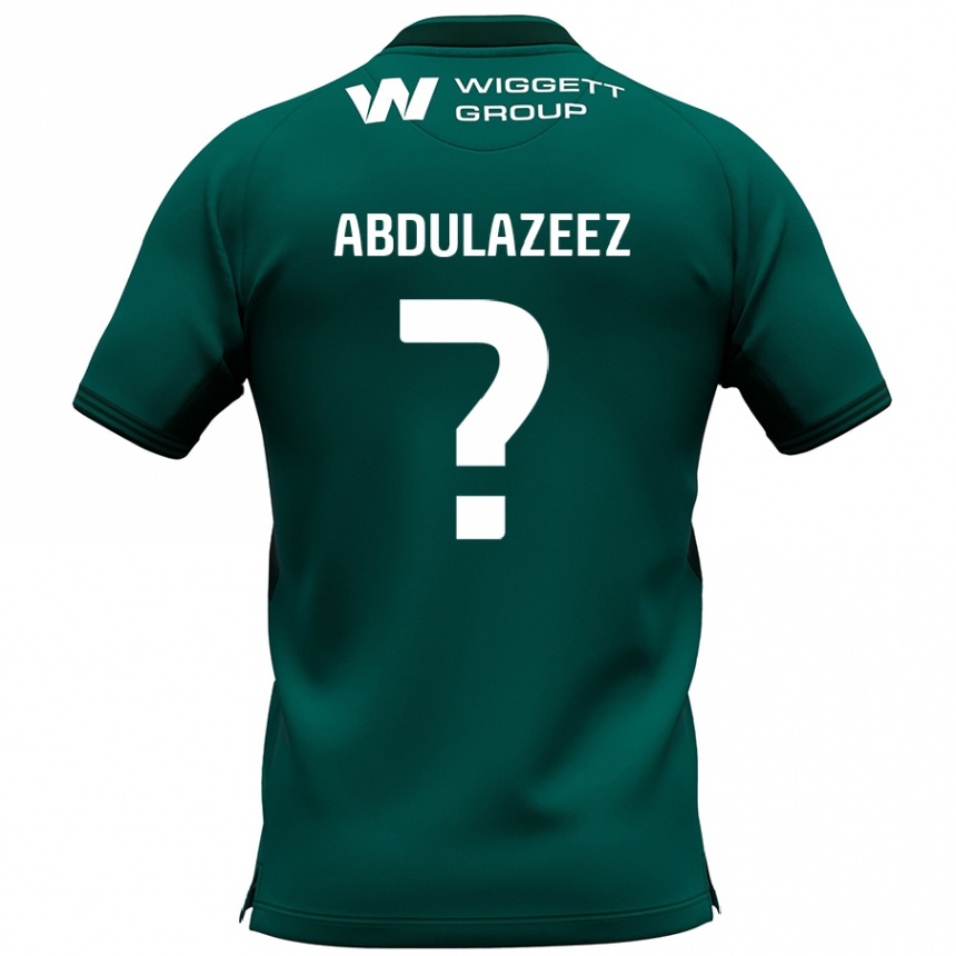 Kids Football Abdulahi Abdulazeez #0 Green Away Jersey 2024/25 T-Shirt