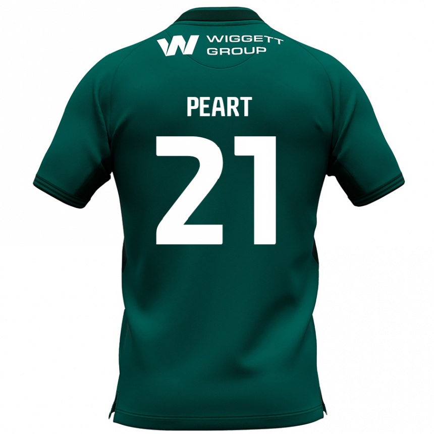 Kids Football Kalani Peart #21 Green Away Jersey 2024/25 T-Shirt