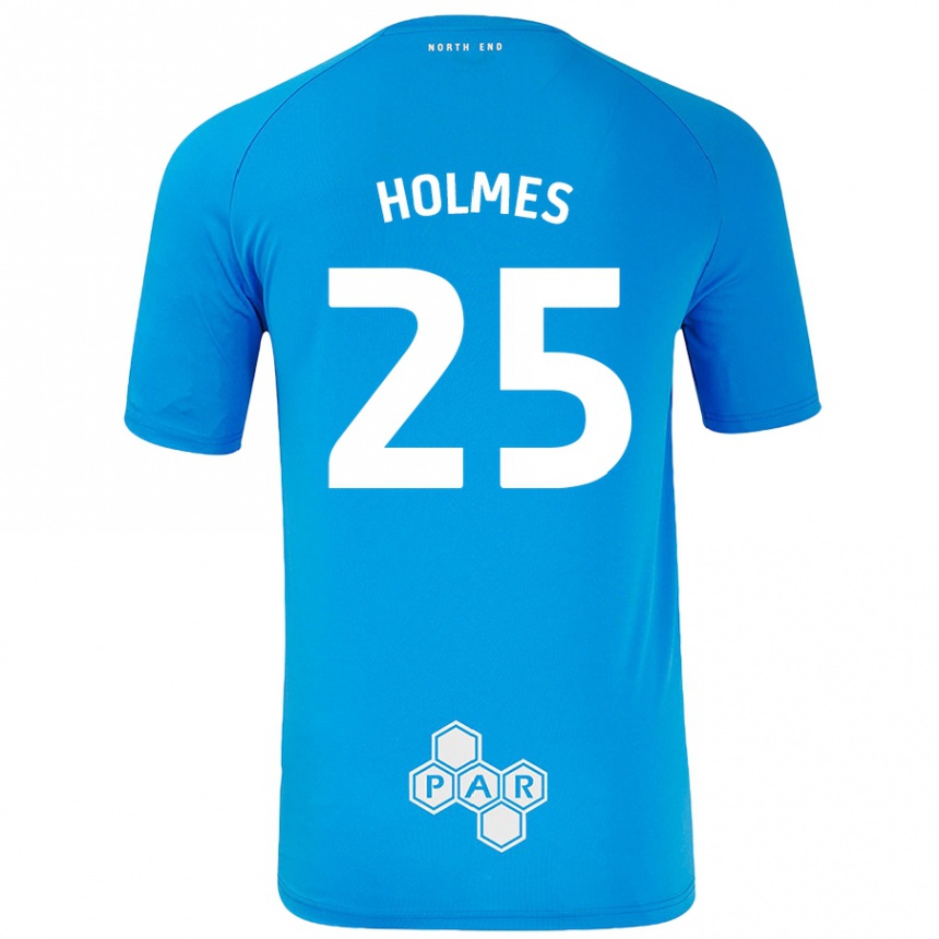 Kids Football Duane Holmes #25 Sky Blue Away Jersey 2024/25 T-Shirt