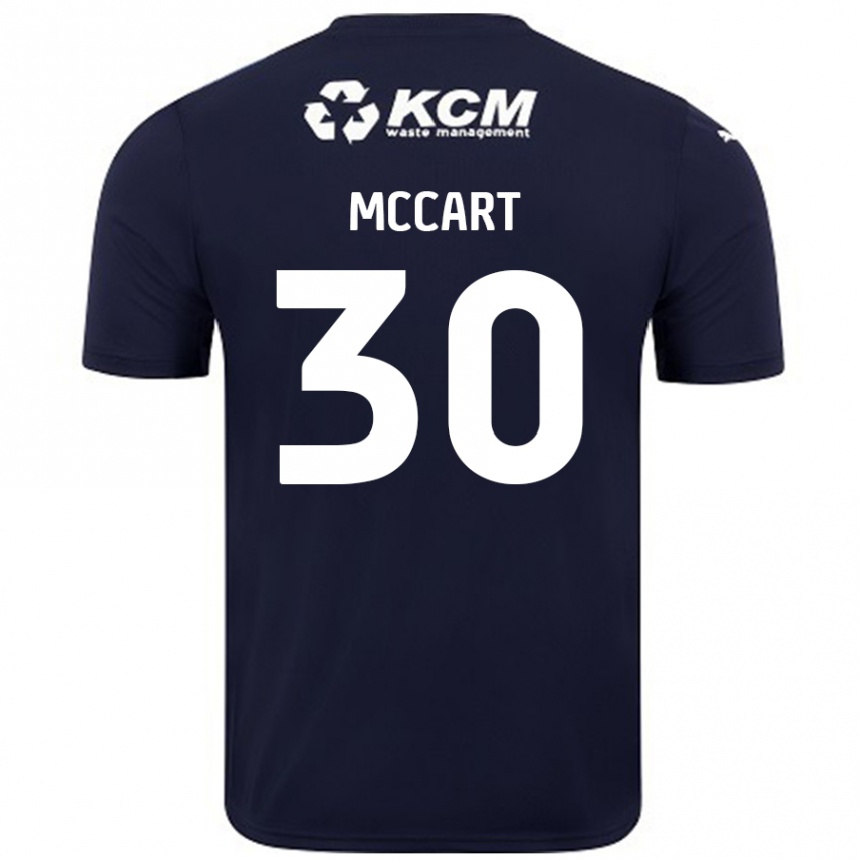 Kids Football Jamie Mccart #30 Navy Blue Away Jersey 2024/25 T-Shirt