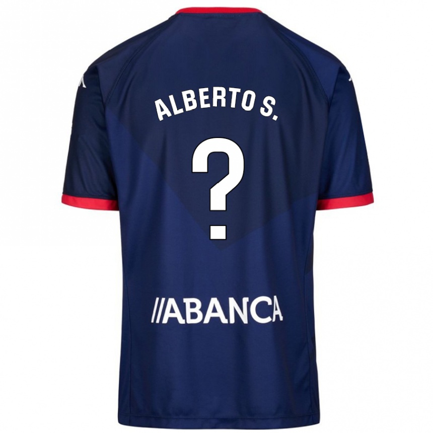 Kids Football Alberto Sánchez #0 Navy Blue Away Jersey 2024/25 T-Shirt