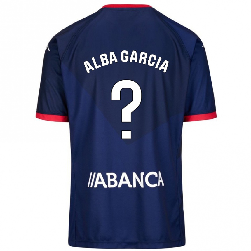 Kids Football Lucía Alba García #13 Navy Blue Away Jersey 2024/25 T-Shirt