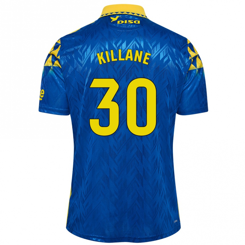 Kids Football Álvaro Killane #30 Blue Yellow Away Jersey 2024/25 T-Shirt