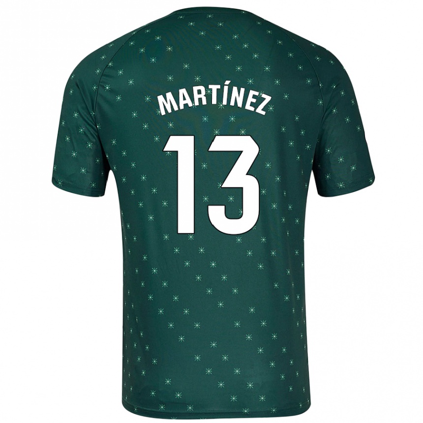 Kids Football Fernando Martínez #13 Dark Green Away Jersey 2024/25 T-Shirt