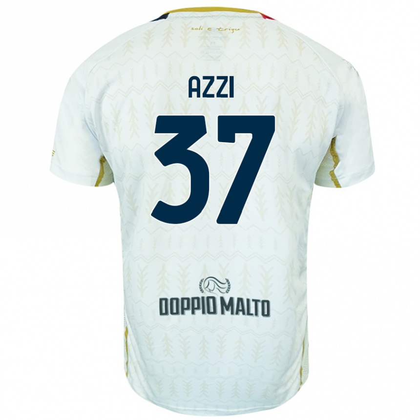 Kids Football Paulo Azzi #37 White Away Jersey 2024/25 T-Shirt