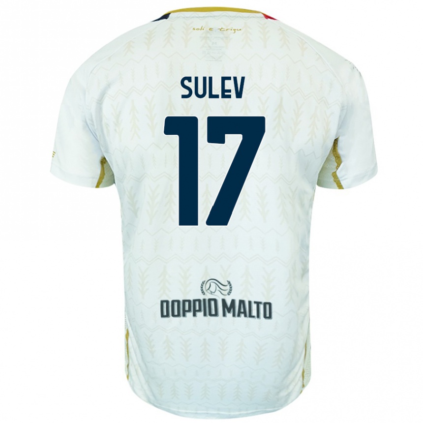 Kids Football Ivan Sulev #17 White Away Jersey 2024/25 T-Shirt