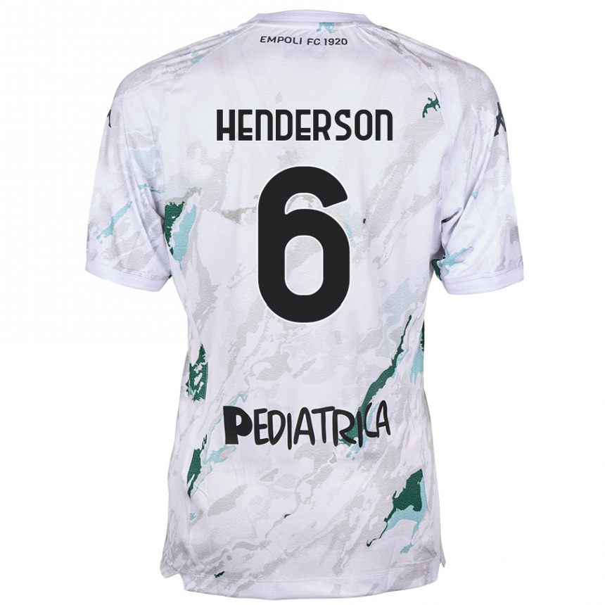 Kids Football Liam Henderson #6 Grey Away Jersey 2024/25 T-Shirt