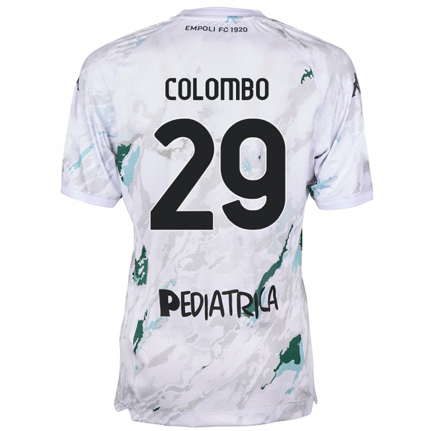 Kids Football Lorenzo Colombo #29 Grey Away Jersey 2024/25 T-Shirt