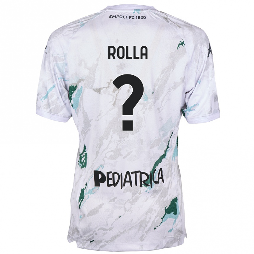 Kids Football Nicola Rolla #0 Grey Away Jersey 2024/25 T-Shirt