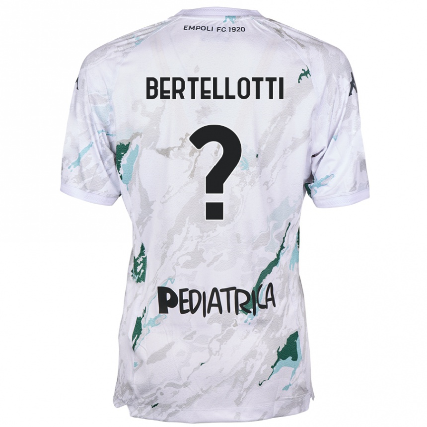 Kids Football Giacomo Bertellotti #0 Grey Away Jersey 2024/25 T-Shirt