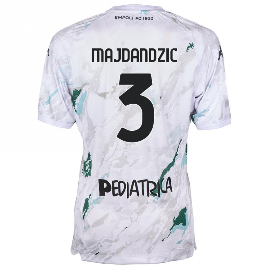 Kids Football Patrik Majdandzic #3 Grey Away Jersey 2024/25 T-Shirt