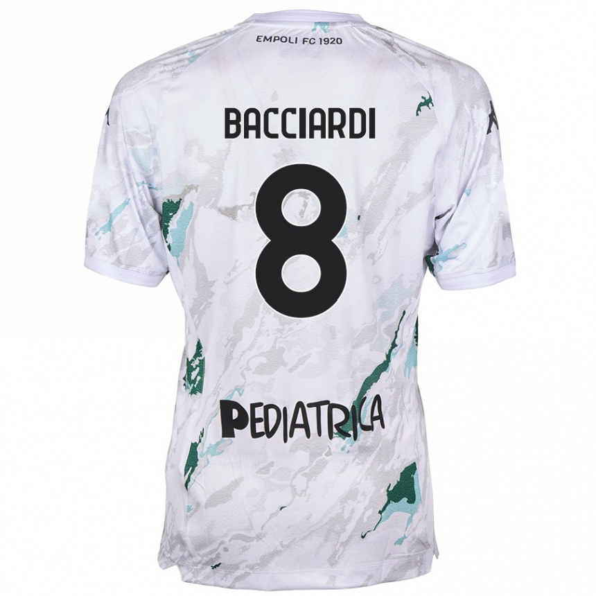 Kids Football Andrea Bacciardi #8 Grey Away Jersey 2024/25 T-Shirt