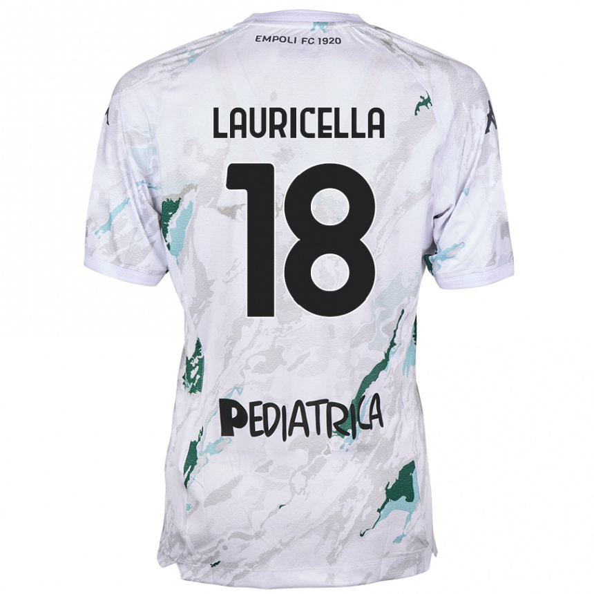 Kids Football Giovanni Lauricella #18 Grey Away Jersey 2024/25 T-Shirt