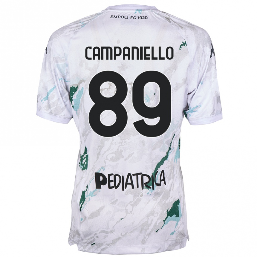 Kids Football Thomas Campaniello #89 Grey Away Jersey 2024/25 T-Shirt