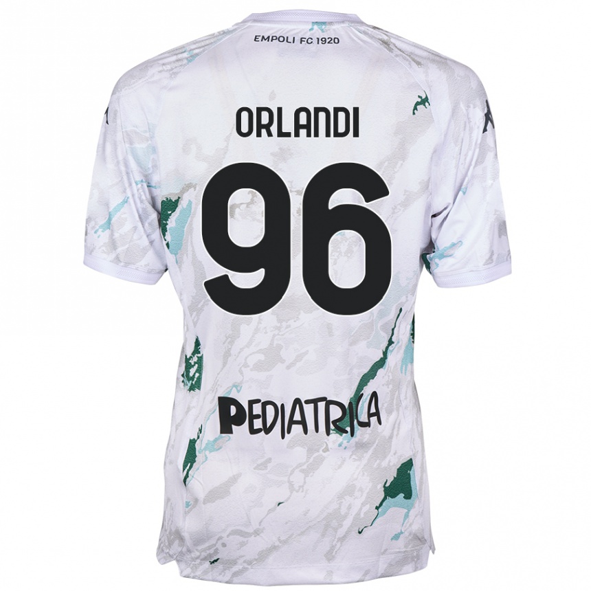 Kids Football Andrea Orlandi #96 Grey Away Jersey 2024/25 T-Shirt