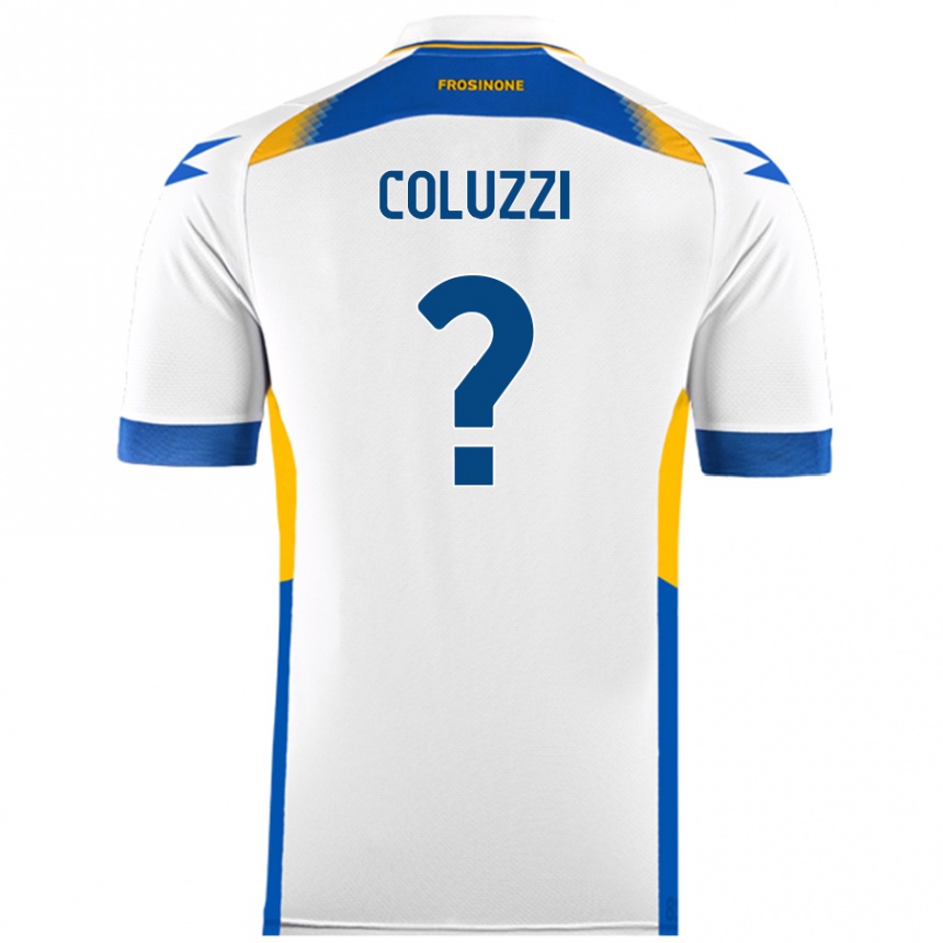 Kids Football Alessandro Coluzzi #0 White Away Jersey 2024/25 T-Shirt