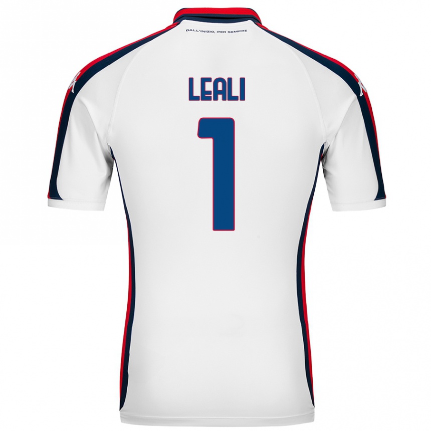 Kids Football Nicola Leali #1 White Away Jersey 2024/25 T-Shirt