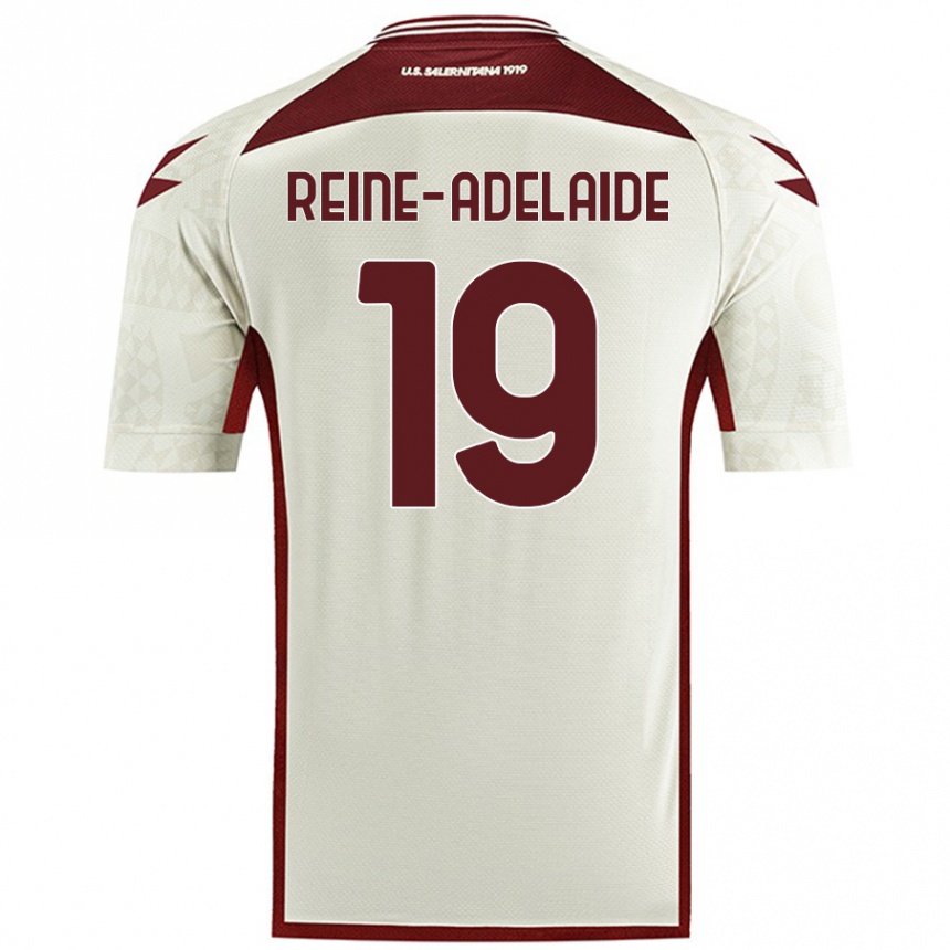 Kids Football Jeff Reine-Adelaide #19 Cream Color Away Jersey 2024/25 T-Shirt