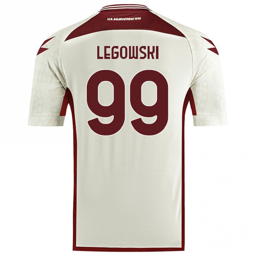 Kids Football Mateusz Legowski #99 Cream Color Away Jersey 2024/25 T-Shirt