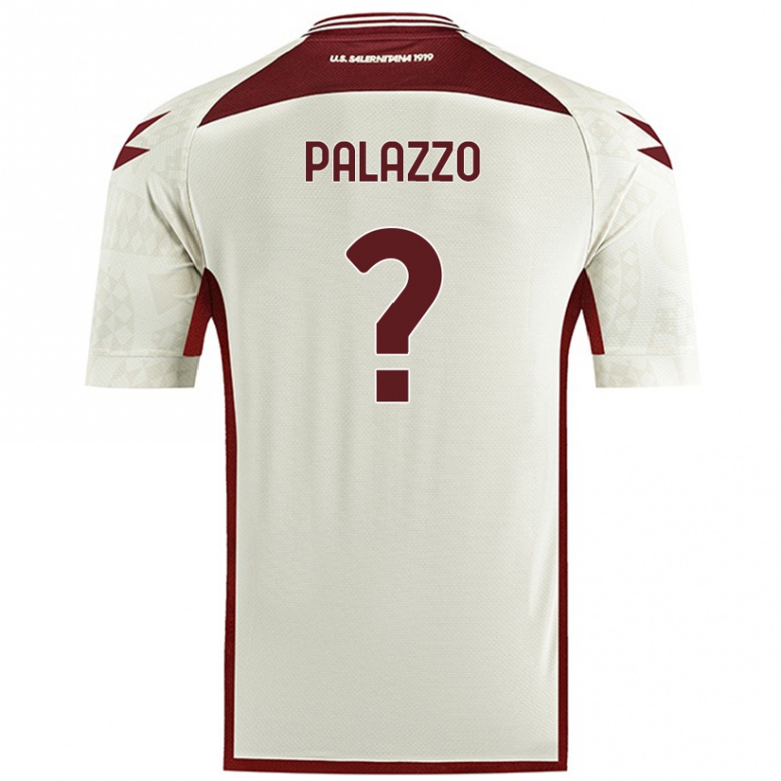 Kids Football Mario Palazzo #0 Cream Color Away Jersey 2024/25 T-Shirt