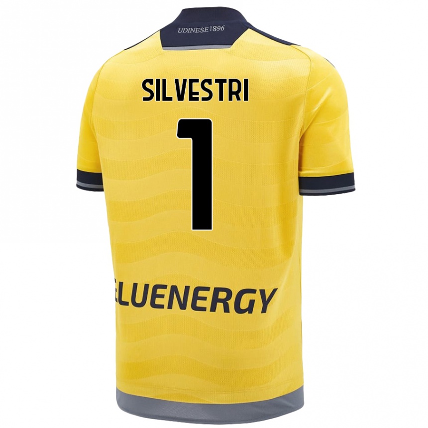 Kids Football Marco Silvestri #1 Golden Away Jersey 2024/25 T-Shirt