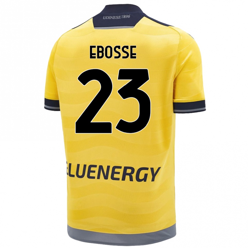 Kids Football Enzo Ebosse #23 Golden Away Jersey 2024/25 T-Shirt