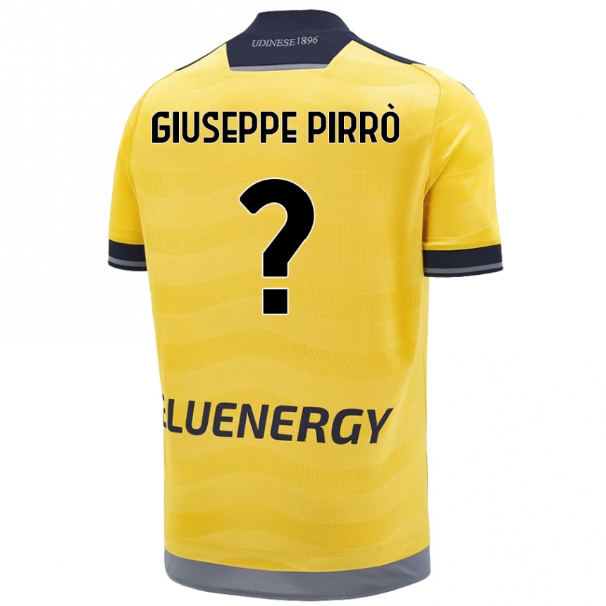 Kids Football Marco Giuseppe Pirrò #0 Golden Away Jersey 2024/25 T-Shirt