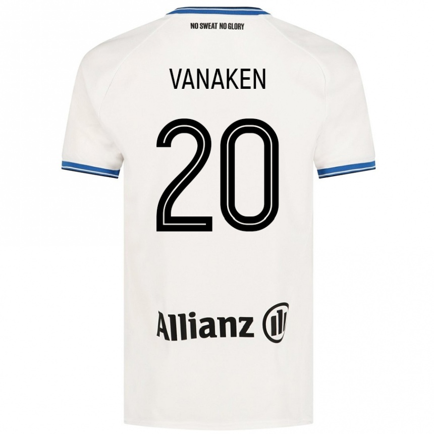 Kids Football Hans Vanaken #20 White Away Jersey 2024/25 T-Shirt