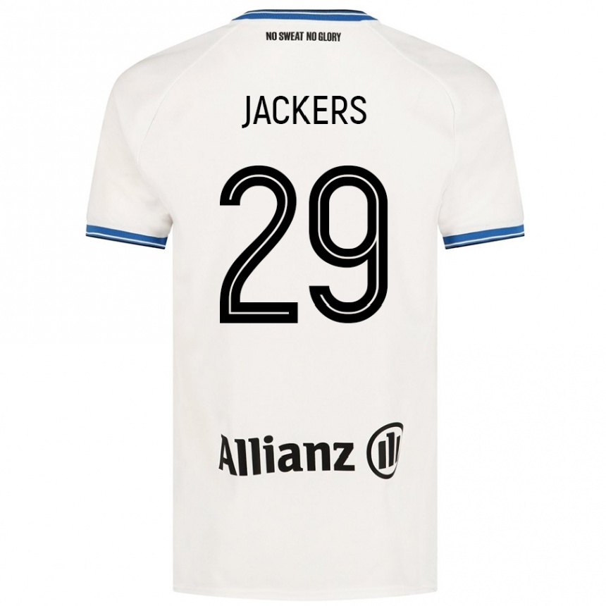 Kids Football Nordin Jackers #29 White Away Jersey 2024/25 T-Shirt