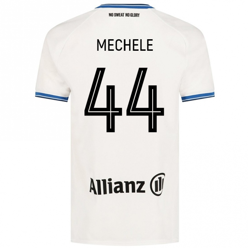 Kids Football Brandon Mechele #44 White Away Jersey 2024/25 T-Shirt