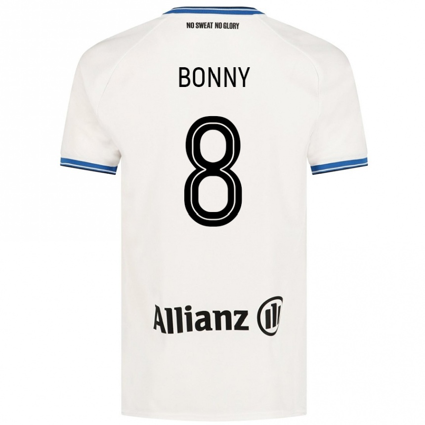 Kids Football Chionne Bonny #8 White Away Jersey 2024/25 T-Shirt