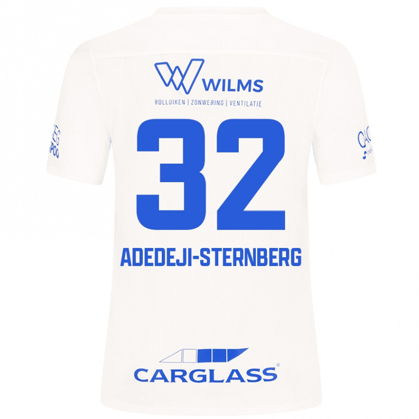 Kids Football Noah Adedeji-Sternberg #32 White Away Jersey 2024/25 T-Shirt